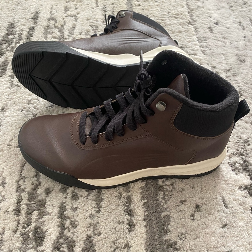 Puma Men’s Desierto Sneakers L Leather Brown Mid Boot Shoes Size 9 36206503